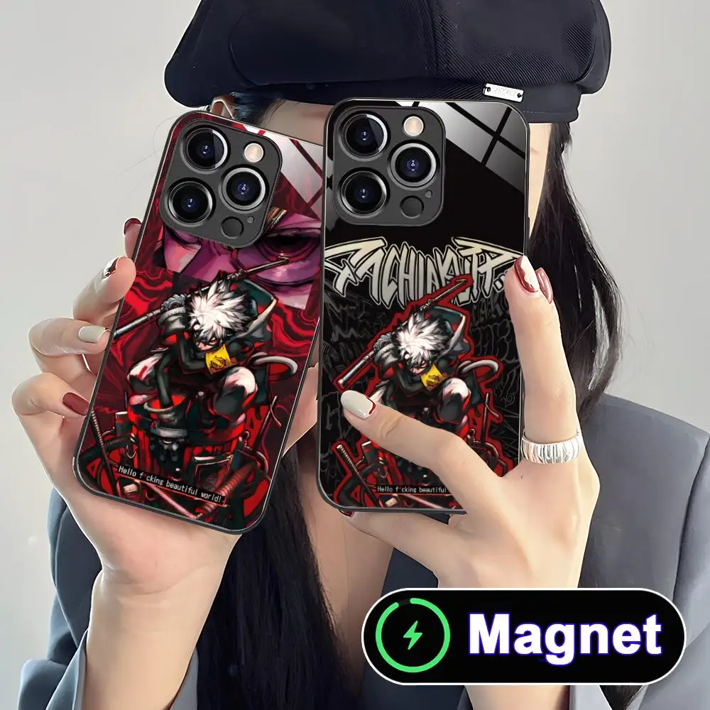 

Gachiakuta Rudo Phone Case for iPhone 17 16 15 14 13 12 11 Air Pro Max Plus Mini Glass Magnet Cover