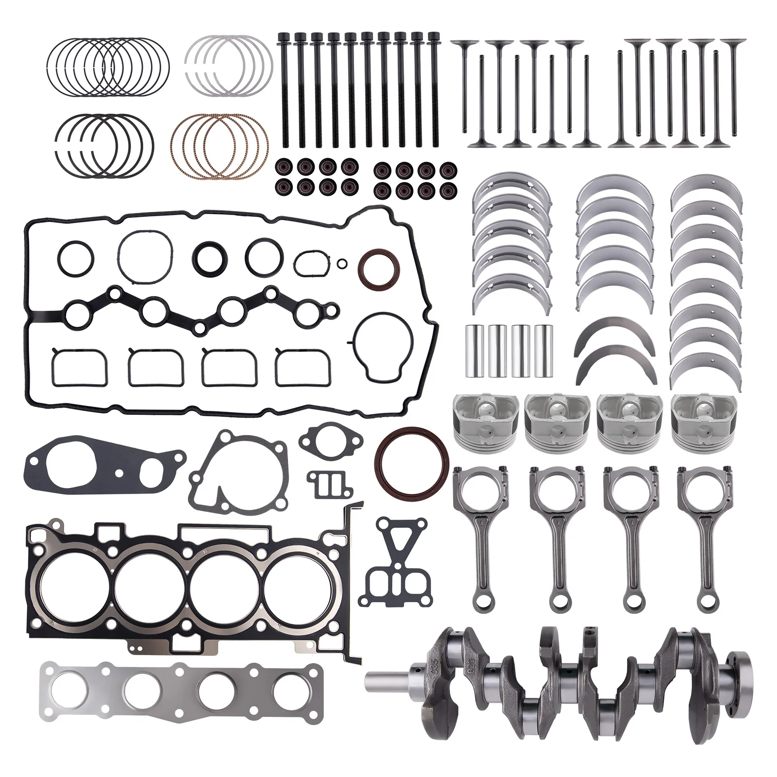 

G4Kd Engine Overhaul Kit (Including Crankshaft, Connecting Rod, and Piston) Suitable for Hyundai/Kia Optima 2.0L