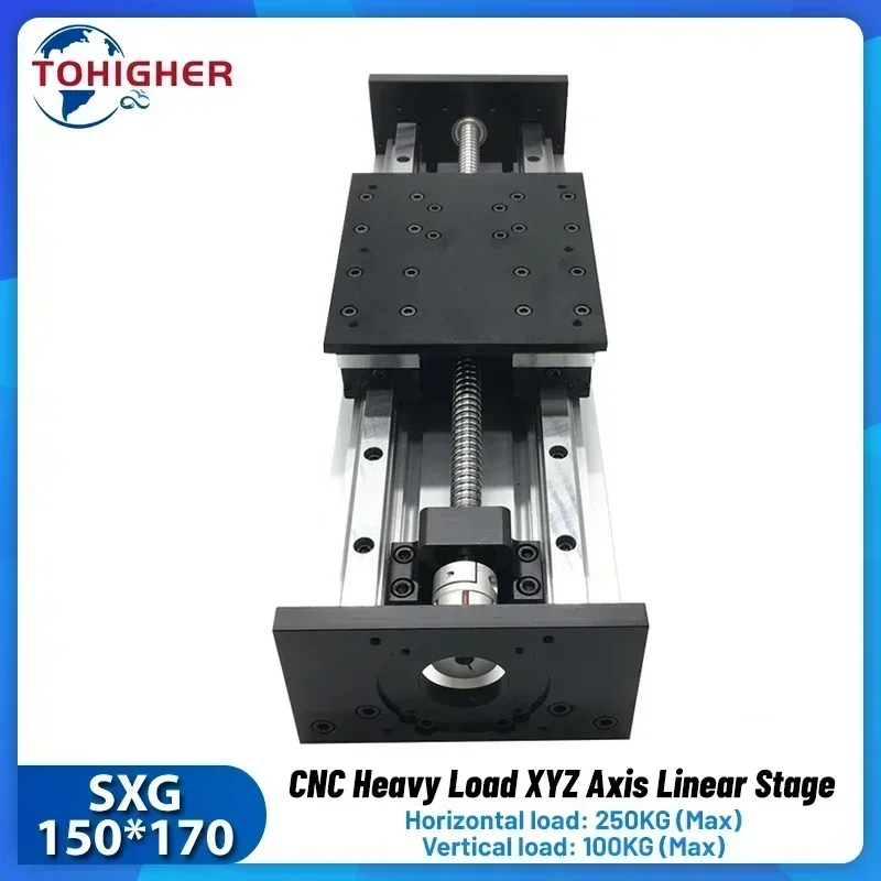 

Сверхмощный линейный столик с ЧПУ, направляющий стол, двойная направляющая, 4 шт. HGR20, ширина 150 мм SFU2010/SFU1605/SFU1610/SFU2005