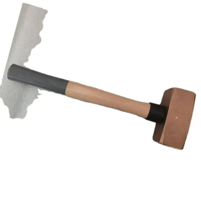 Explosion-proof tool, aluminum bronze 1kg, hammer, German style, with hickory handle, suitable for various fields