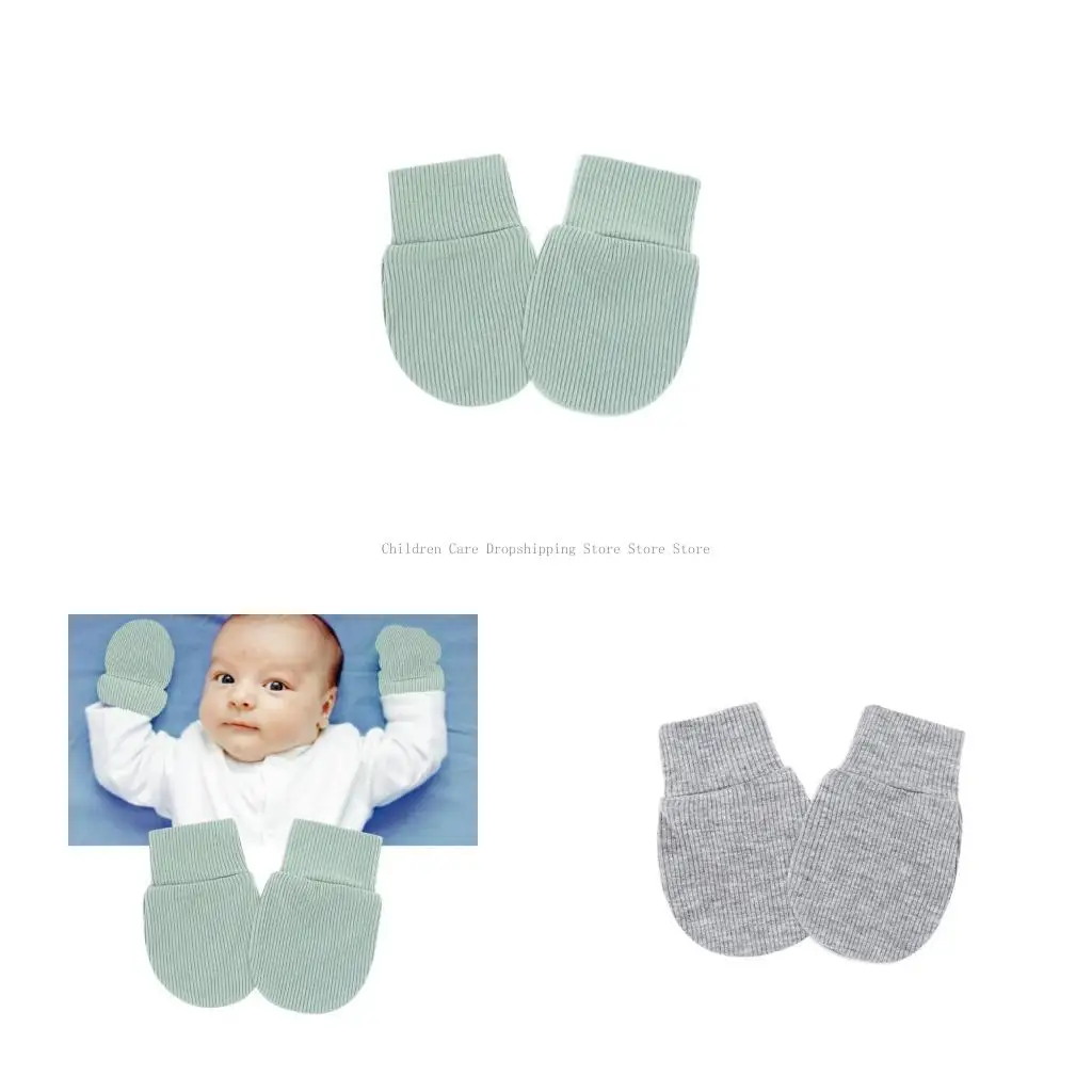 

Baby Mittens Mitts for Boys Girls 0-1 Year No Scratch Mittens Breathable Gloves