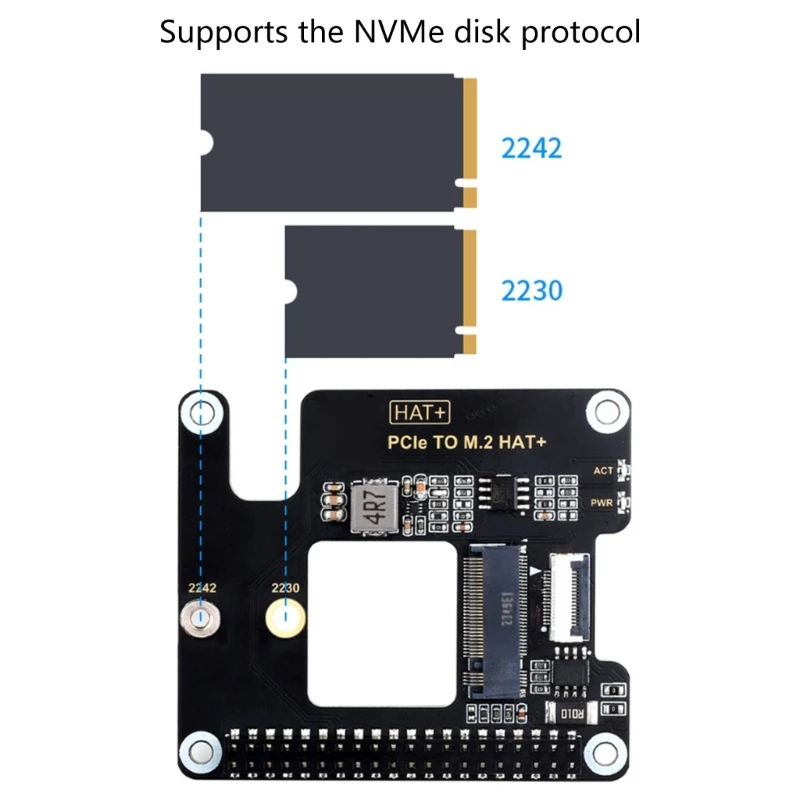 Scheda adattatori estensione superiore M.2 2280 PCIe per NVMe per 5