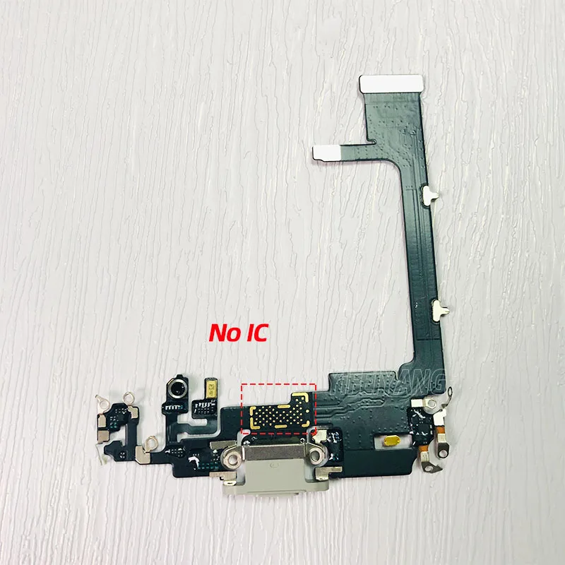 Oryginał dla iPhone 11pro bez dolnej ładowarki z wtyczką do ładowania złącza USB z Micro Mic Flex Cable zamiennik 11P