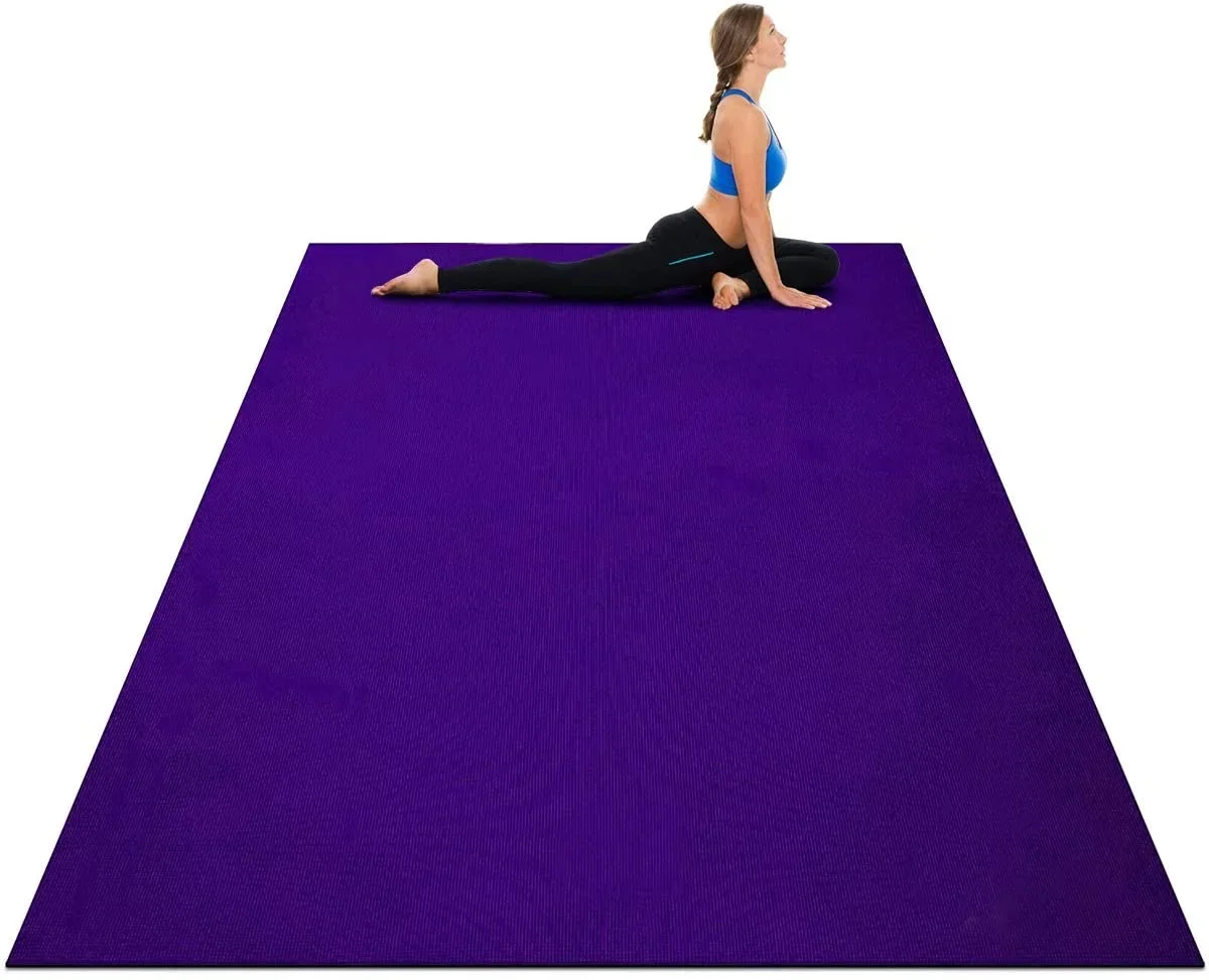 Extra Wide Thick Yoga Mat for Home Gym, Large