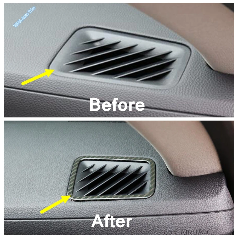 

Air Conditioning AC Vent Cover Trim Fit For Toyota Highlander / Kluger 2020 2021 2022 2023 2024 2025 Copilot Glove Box Panel