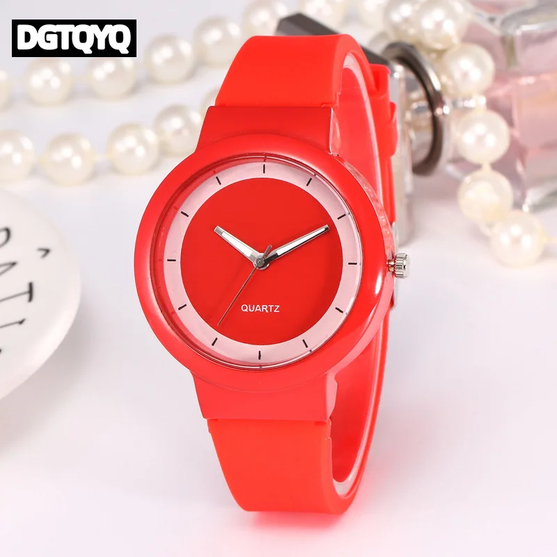 White Watches Women Fashion Silicone Band Analog Quartz Wrist Watch Women's Watches Quartz Wristwatches relogio feminino Reloj
