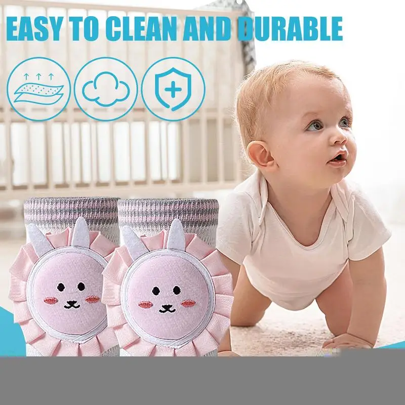 Toddler Knee Pads For Crawling Anti-Slip Protective Walking Knee Protector Machine Washable Baby Safety Products For 6 Months