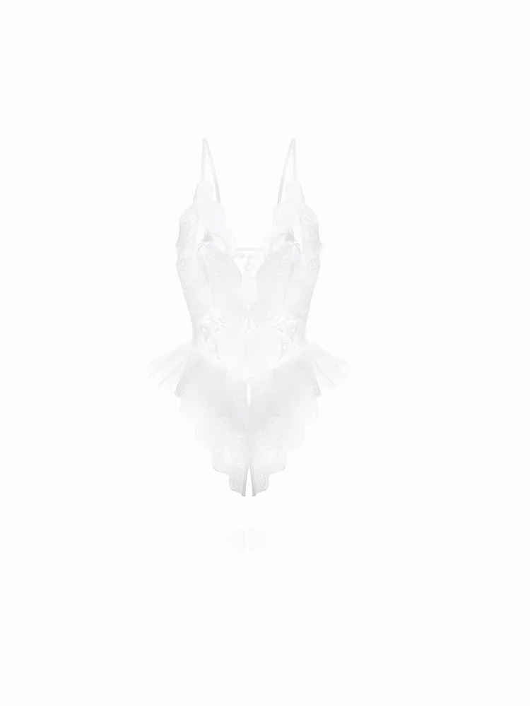 

Sexy Lace Hollow out Body Suit Women's Underwear Tight Fitting Sexy Design Original Design High Waist ort Pants