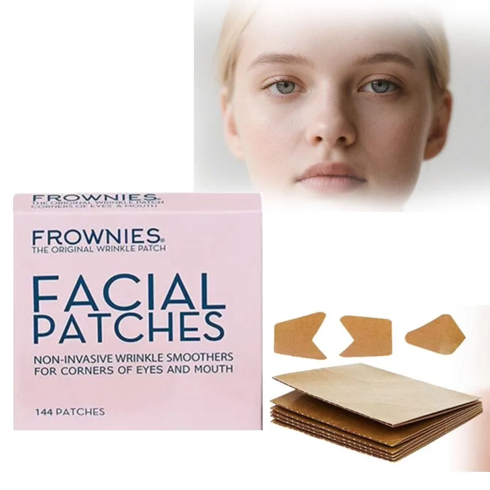 FROWNIES Face Lift Tape Lifting Firming Face Sticker For Women Forehead Anti-Wrinkle Lift Up Tape Frownies Facial Patches