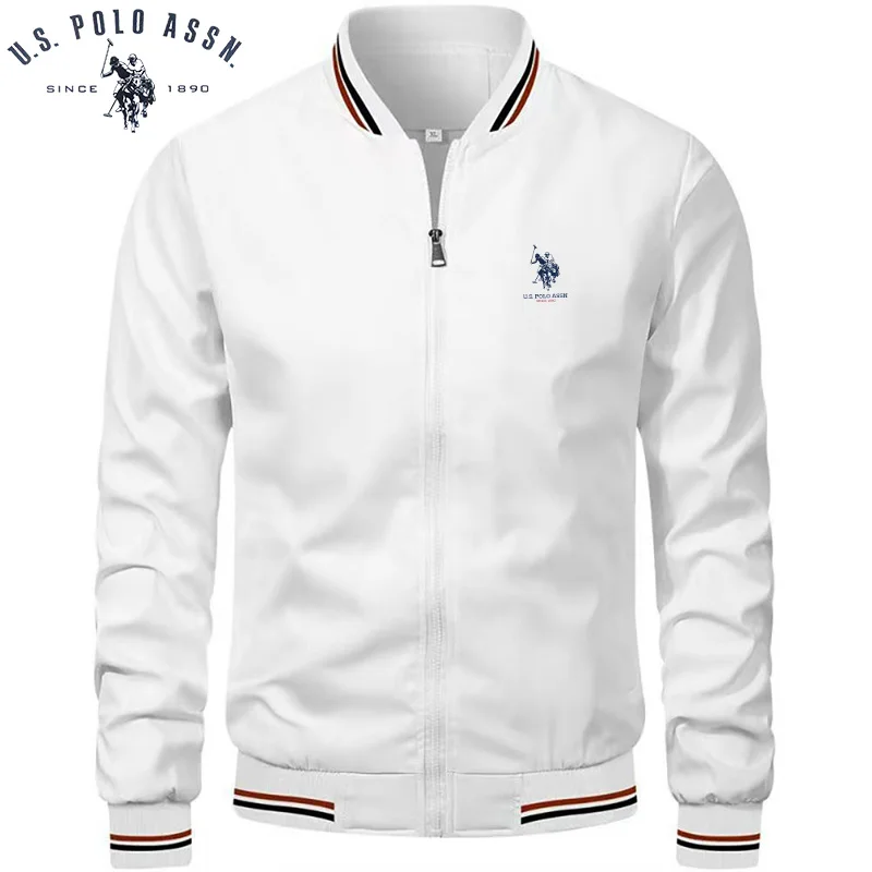 العلامة التجارية للرجال يو اس بولو اسن. معطف واق من المطر منذ عام 1890، سترة سريعة الجفاف، حماية من الشمس في الهواء الطلق، صيد السمك، ركوب الدراجات، الرياضة