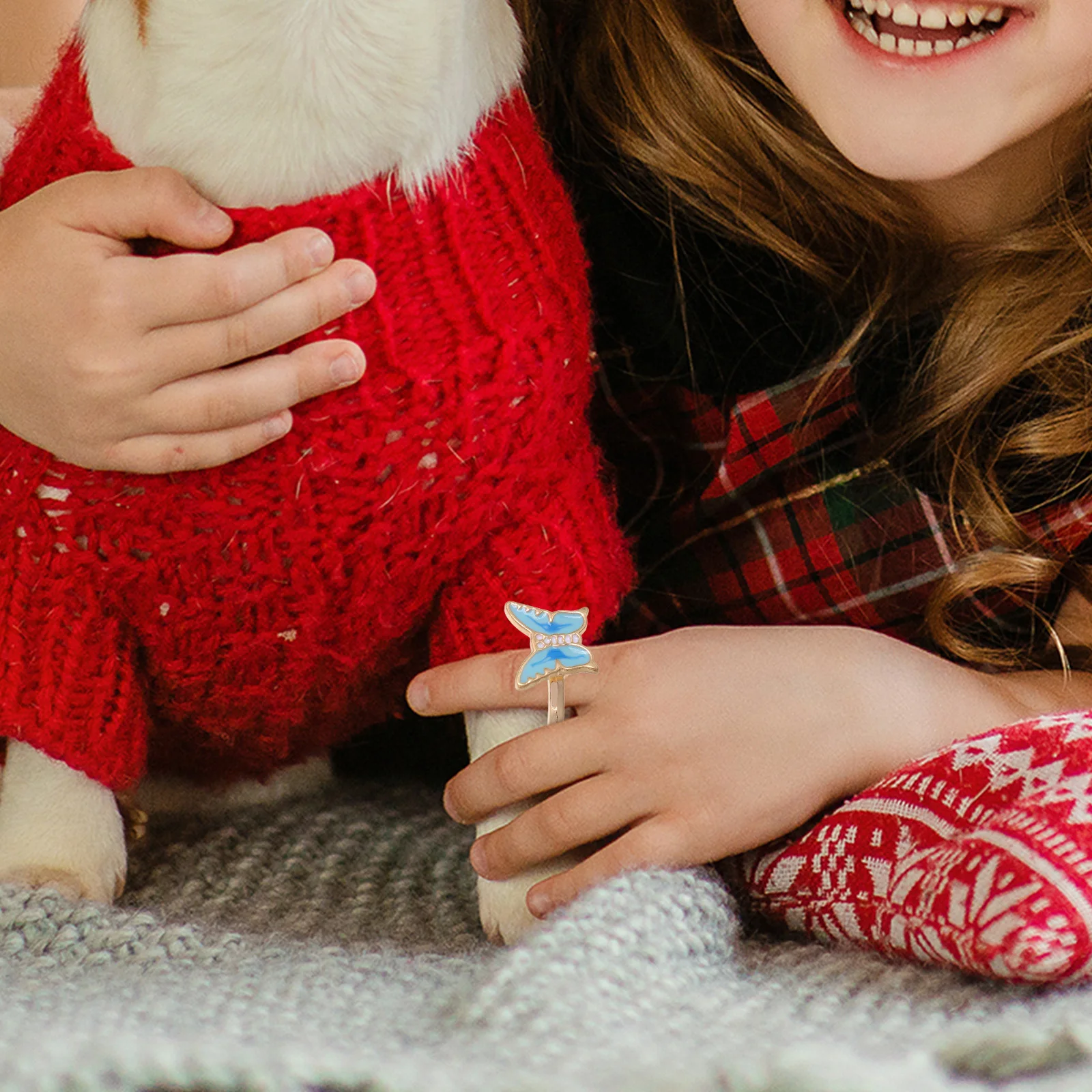 Anello rotante regolabile per alleviare lo stress e l'ennui, finitura liscia, gioielli per alleviare l'ansia, leggeri, comodi e indossabili