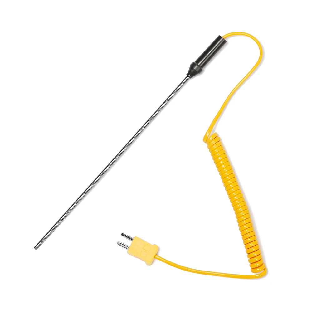 -50C to 1200C K-Type Thermocouple 100/150/200/300/500mm Probe Sensor with Wire Cable Temperature Controller Measuring Tools