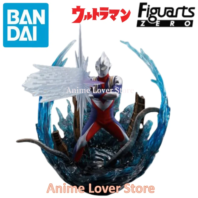 

In Stock Original Bandai FiguartsZERO Ultraman Tiga Anime Figure 20CM Action Figure Toys For Kids Collectible Model Ornaments