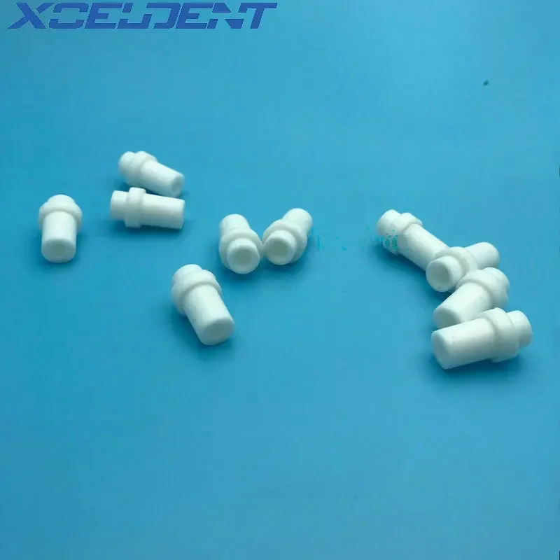 10pcs/pack Dental Oral Saliva Ejector Evacuation Valve Adapters Tips Rubber Dental Material