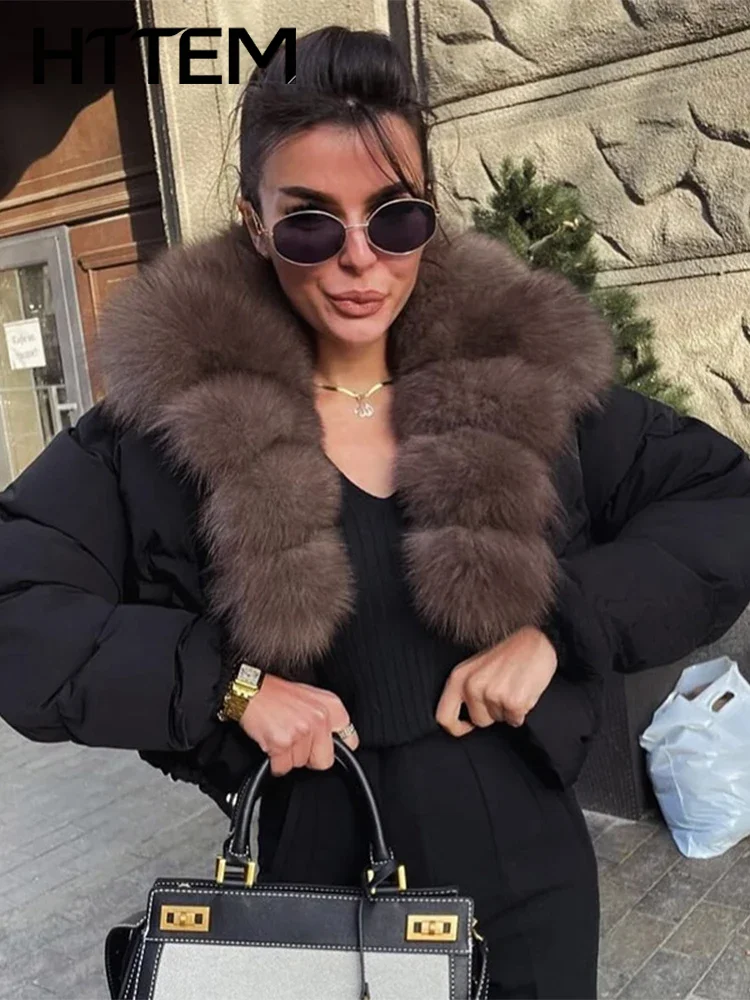 Warme Damen-Winterjacke mit Kunstfellkragen, Einreihig, mit Taschen, Langarm, Einfarbiger Damen-Freizeitmantel 2026
