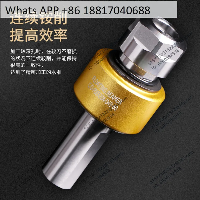 

C12-FDER11A/M-D30, C20-FDER20A-D45 Self-centering Floating ER Holder, Straight Shank Radially Reamed Shank