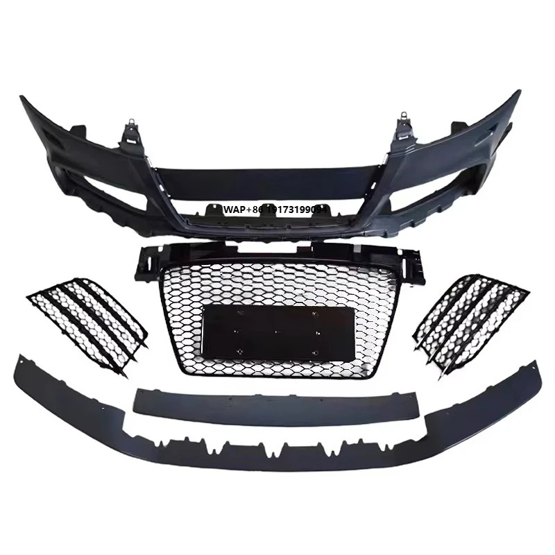 

Carbon Fiber Body Kit Bodykit Car Bumper Front Fenders Rear Bumper Exhaust Tips Roof Wing Engine Cover for TT