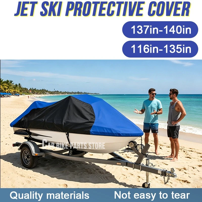Waterproof Motorboat Jet Ski Trailerable Cover For Yamaha WaveRunner EXR VX Cruiser Durable Oxford Cloth Trailer Cover 210/420D