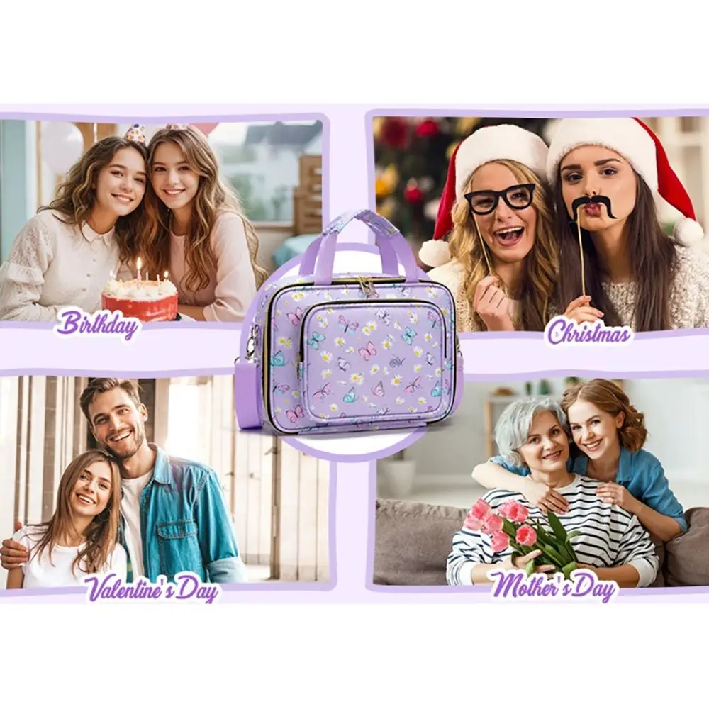 Fashion with Shoulder Strap Reading Book Storage Bag Portable Multi-function Handbag Large Capacity Bible Bag Valentines Day