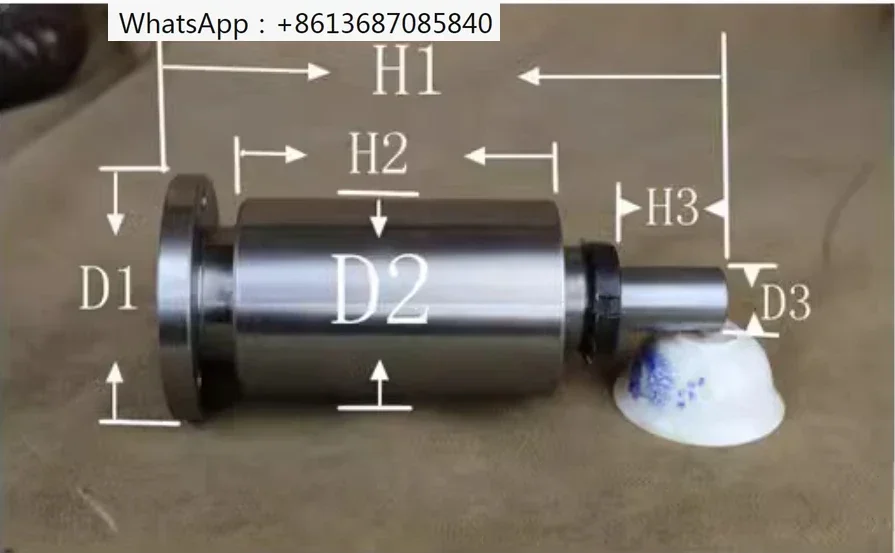 

Four-bearing spindle with 80 chucksSmall lathe spindle high-strength lathe head assembly with flange and four bearings