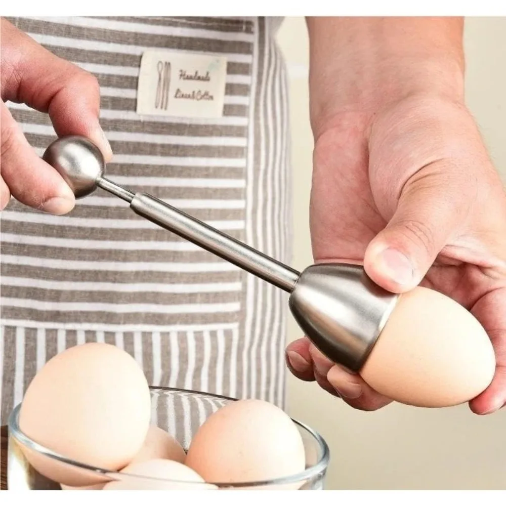 Egg Topper Opener Cracker Tool | Easily Cut and Remove The Top of Soft-Boiled Eggs，Egg Topper & Perfect Egg Shell Opener