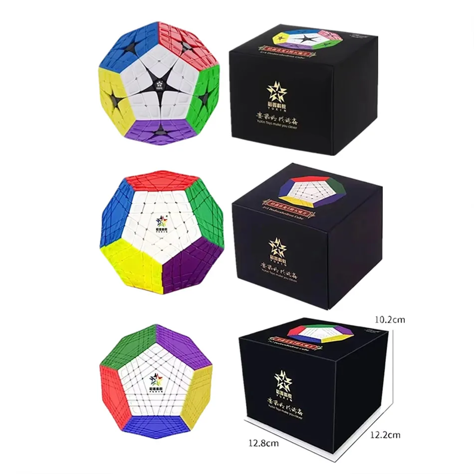 YuXin HuangLong 4x4 5x5 6x6 7x7 Megaminx Cube Puzzle Master Kilominx Gigaminx Teraminx Cubo Magico Educational Toys Puzzle