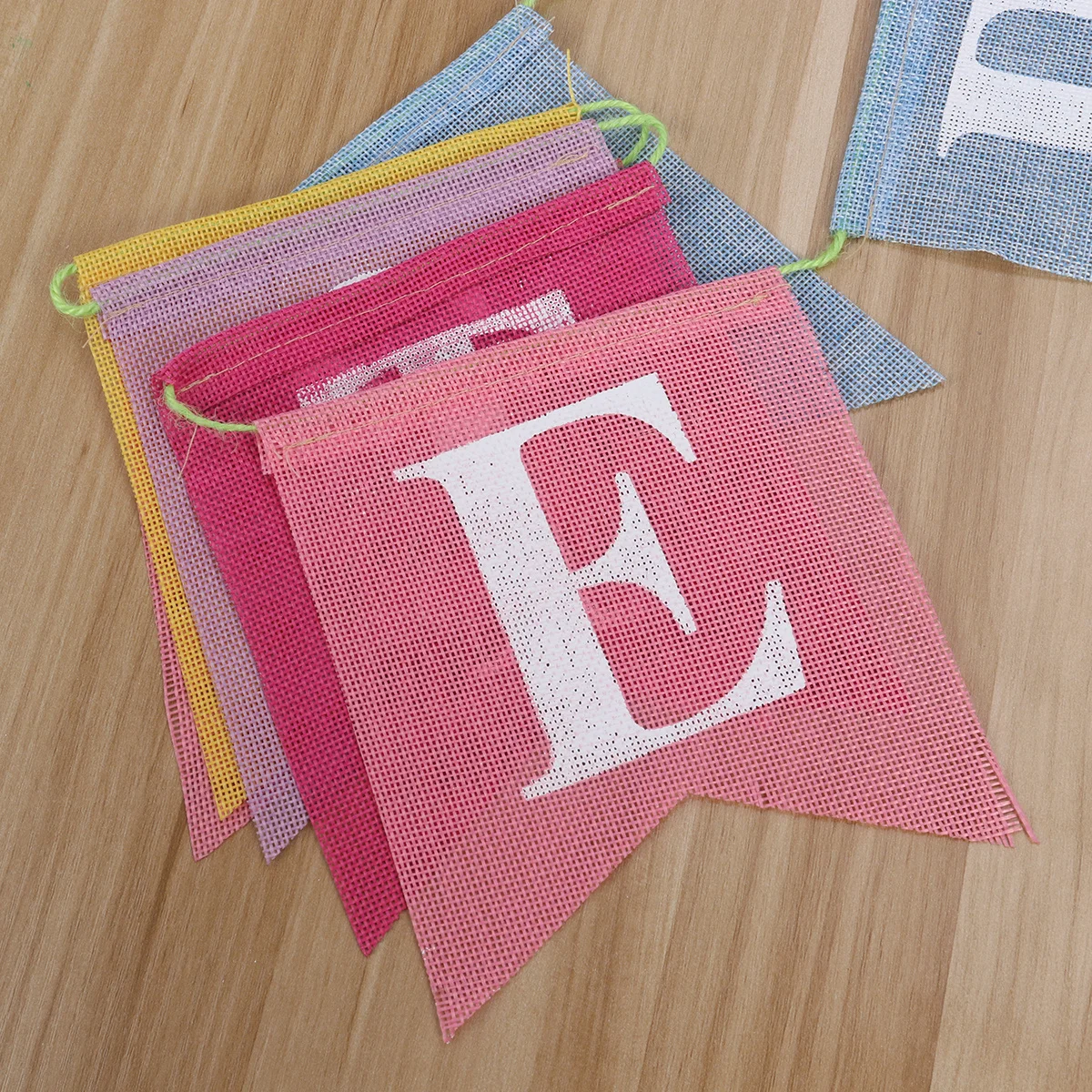 

3.6 Meters Easter Bunting Banner Burlap Bunny Egg Decorating Easter Banner for Holiday Party Decoration