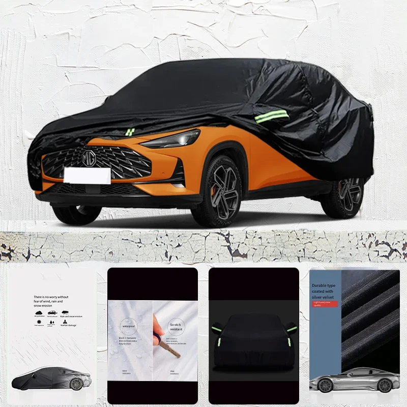 

For MG One Anti-UV Sun Shade Rain Snow Resistant Dustproof Black cover Car umbrella Full Car Cover Outdoor Protection