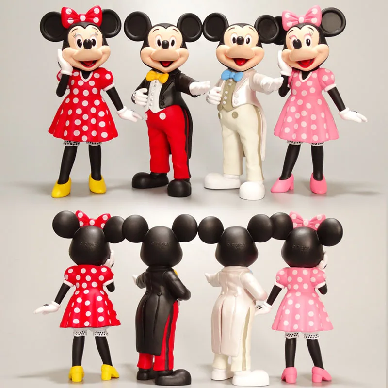 

Cartoon Anime Mickey Minnie Cute Toy Doll PVC Statue Children Birthday Model Decoration Gift