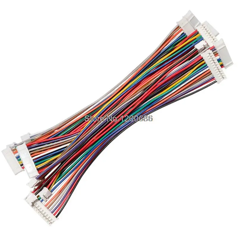 

150MM 24AWG PH2.0 pitch 2P/3P/4P/5P/6P/7P/8 pin male to male harness cable 2.0MM pitch double head customization made