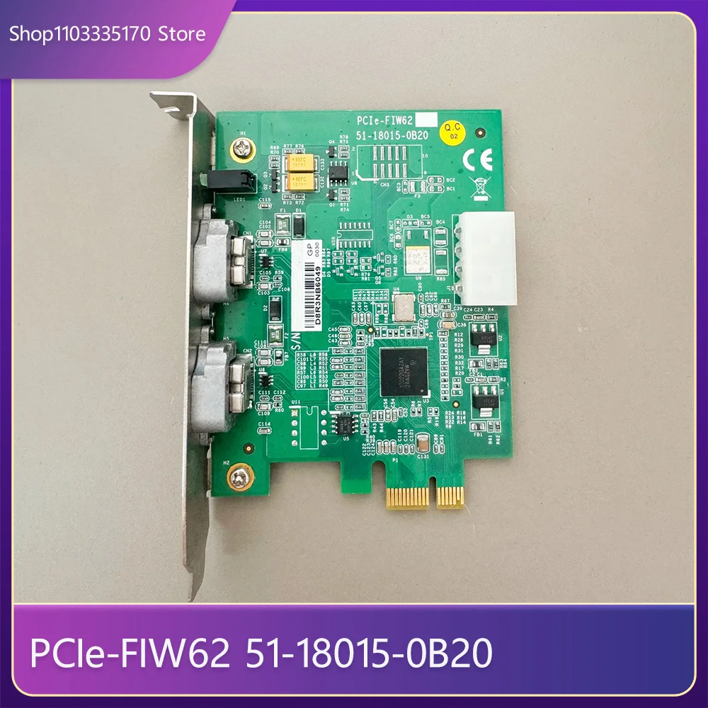 For ADLINK PCIe-FIW62 Video Capture Card 51-18015-0B20