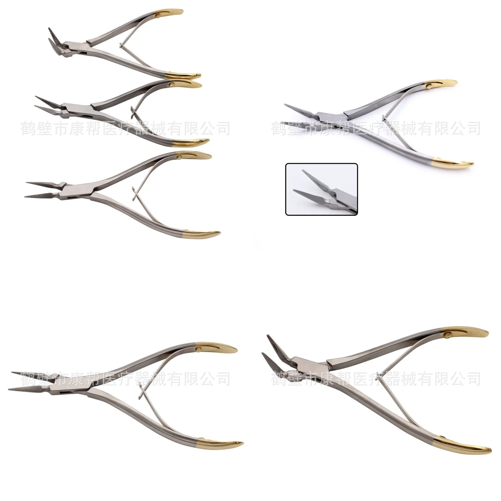 Stainless Steel Dental Root Forceps Extraction Pliers Straight 45 90 Degree Oral Instruments