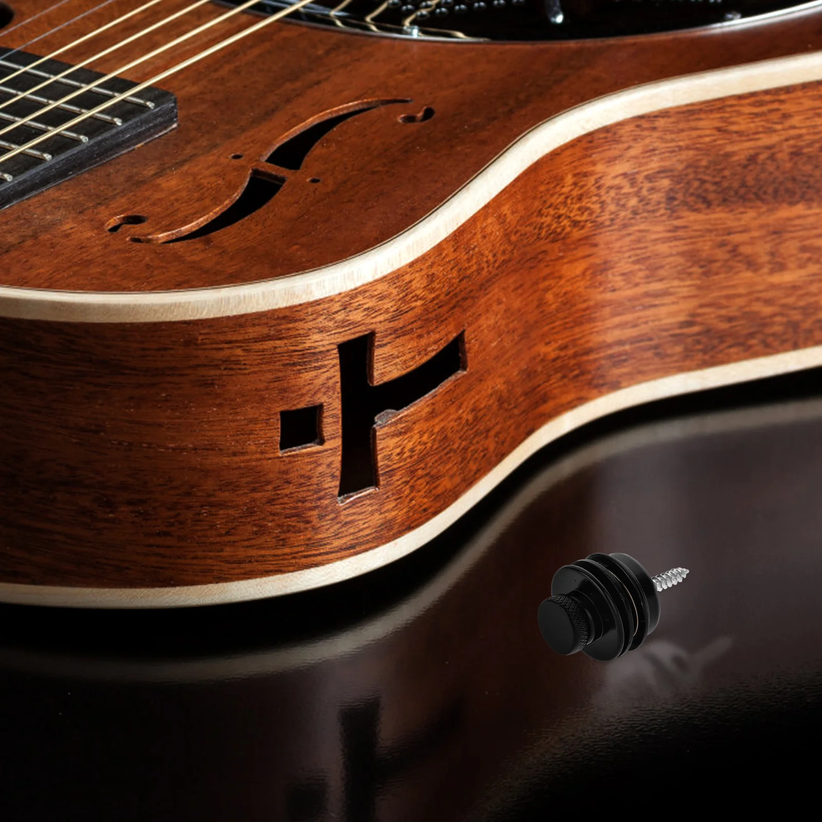 

Guitar Strap Button Pin Metal Non Slip Fixing Peg for Electric Bass Stable Lock Hardware Replacement Parts Accessories Guitar