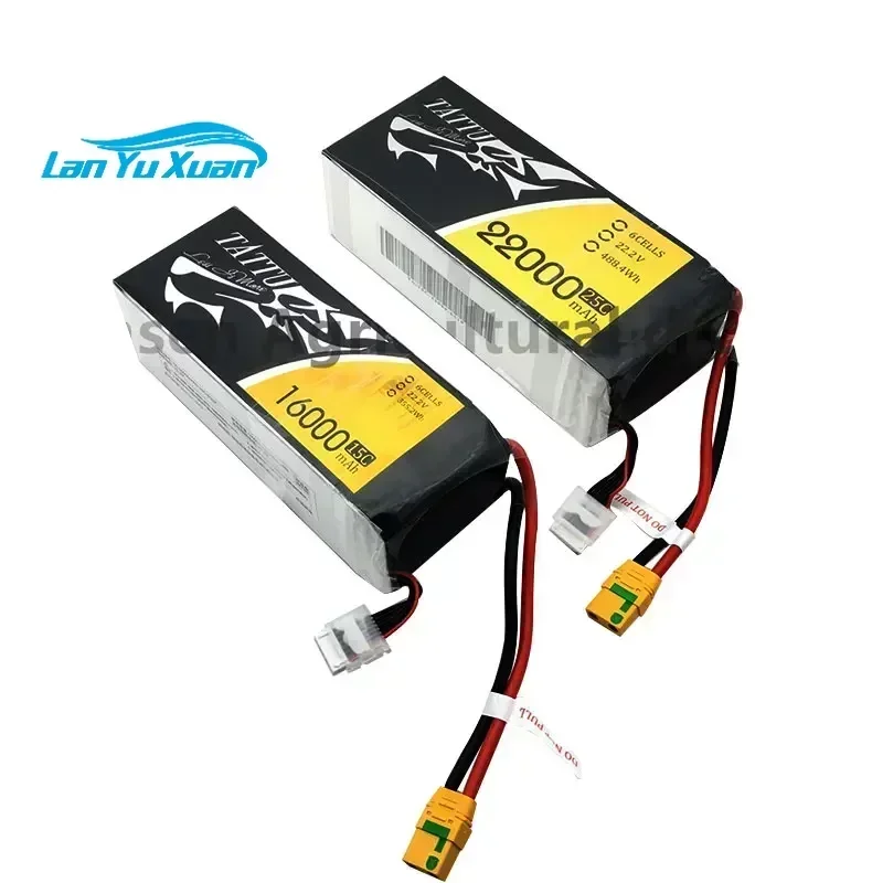

TATTU 22000 мАч 22,2 В 6S 488 Втч LiPO аккумулятор Burst 25C для мультиротора FPV с большой нагрузкой, гексакоптера, оккоптера