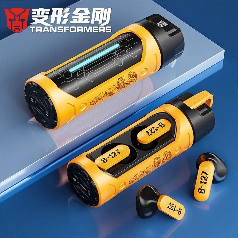 TRANSFORMERS Bumblebee TF-T11 Earphones Bluetooth Wireless Long Endurance Noise Reduction Headphones Music Sport Gaming Earbuds