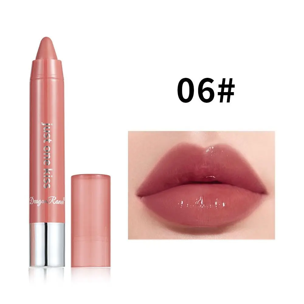 Gladde Hydraterende Lippenstift Krijt Geen Fade Non-Stick Lipstick Langdurige Waterdichte Lip Liner Vrouw