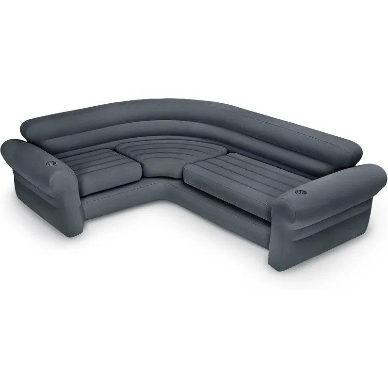 

Inflatable Corner Sofa, L-Shaped Couch, Blow Up Air Furniture