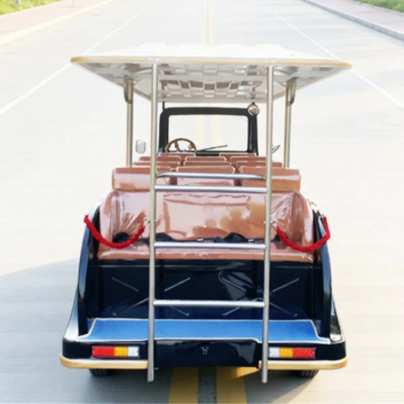 New VIP Honoured Guest Electric Tour Bus 5 8 11 14 Seater Electric Sightseeing Bus Street Legal Vintage Antique Classic Car