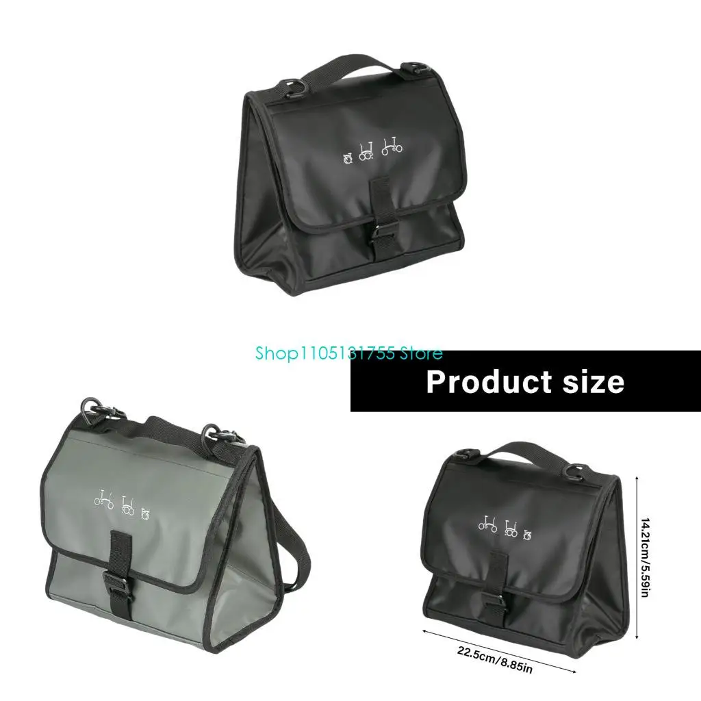 

Durability Cloth Handlebars Bag Quickly Attach Bicycles Bag Hide Zippers Pocket