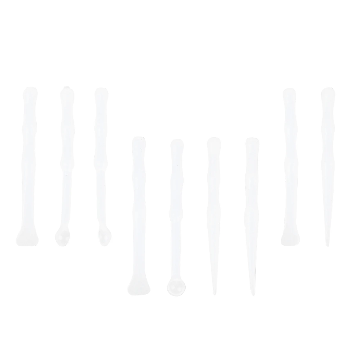 

9pcs Silicone Stirring Rods Compact DIY Mold Tools Epoxy Resin Color Mixing Spoons Jewelry Craft Accessories Teaching