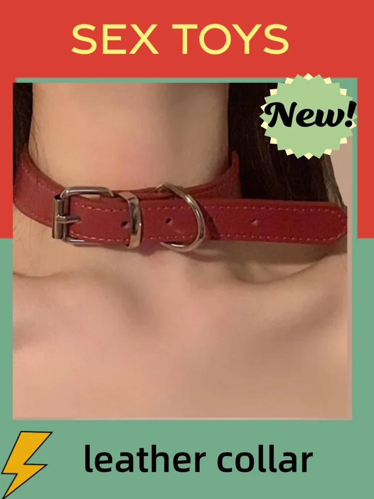 Couple sexe porno jouets col en cuir paquet Bdsm flirt sous-vêtements accessoires femmes chaudes sexy shopping Bondage gadget adulte 18 +