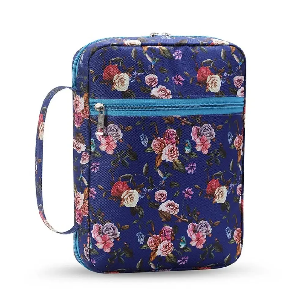 New Portable Bible Cover Stylish Multi-functional Handbag Zipper Book Bag Outdoor
