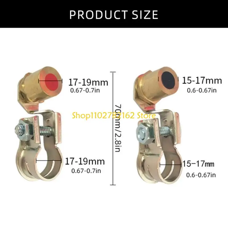 547B Automotive Accessories Car Battery Terminal Clamp Pile Clip Connector Quick Release Extender Universa Metal Extender
