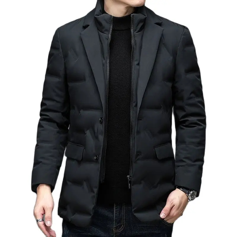 

BATMO 2023 Новое поступление зимние высококачественные 90% белые куртки на утином пуху для мужчин, толстый теплый Блейзер, D6601