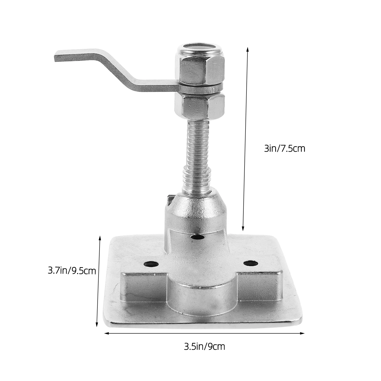 1 conjunto de trava de câmera de barco, aço inoxidável, trava de escotilha marinha, alça de tração nivelada, trava de câmera de deck, armário de fivela de chão