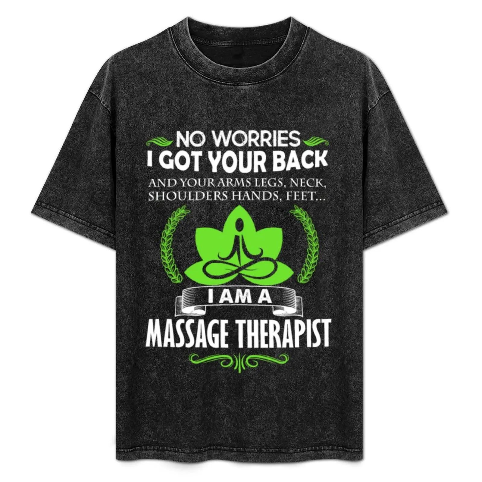 

I Am A Massage Therapist T-Shirt Everyday Wear Basic Short Sleeve Top