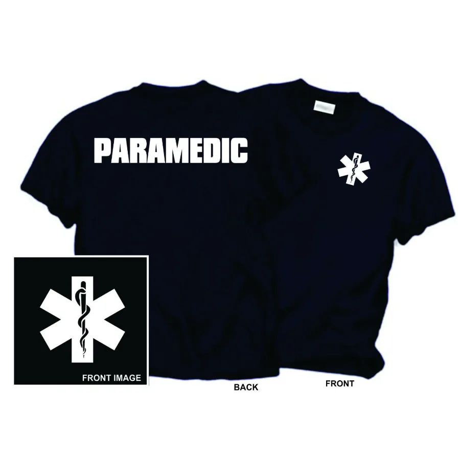 Paramedic Naval Blue Job or Duty T-Shirt Summer Cotton O-Neck Short Sleeve Men\'s T Shirt Gift New Size S-3XL