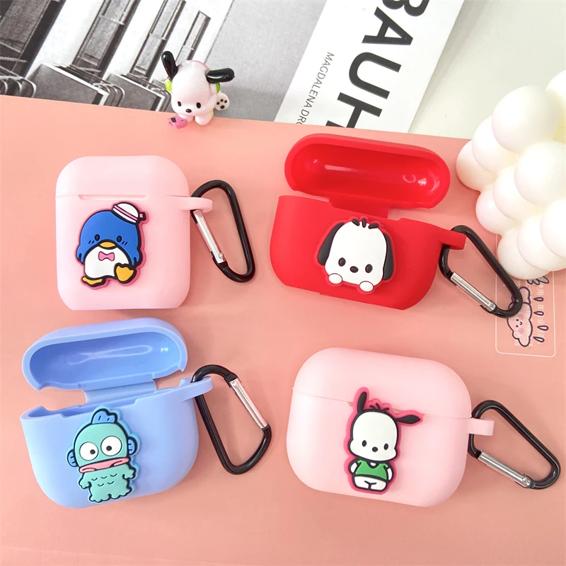 MINISO Pochacco Hangyodon Earphone Cover For Apple AirPods 1 2 3 Generation Airpods Pro/Pro2 Wireless Bluetooth Headphone Case