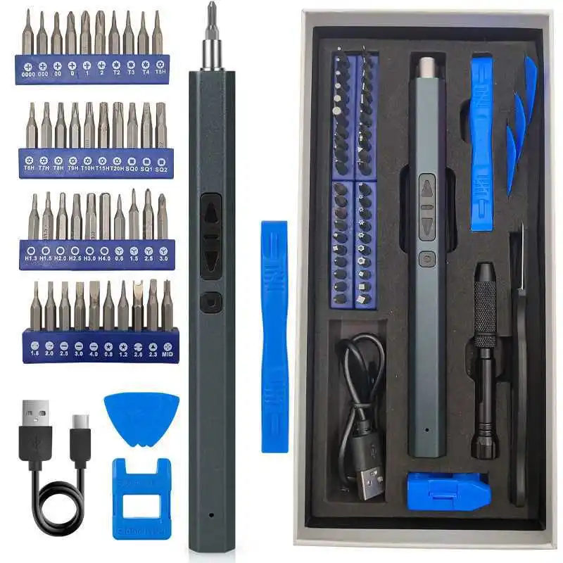 TE-1806 Electric Screwdriver Set Multi-functional for Phone Camera Laptop Watch Repair Precision Screwdriver Kit