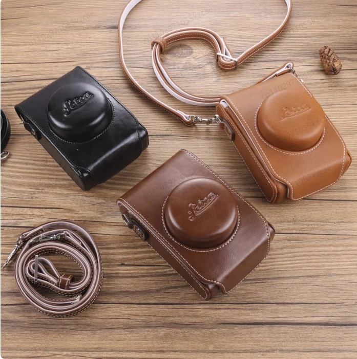 Genuine Leather Camera Case for D-LUX7/8 typ109, Compatible with SOFORT2 C-LUX D6 D5 LX100 Models
